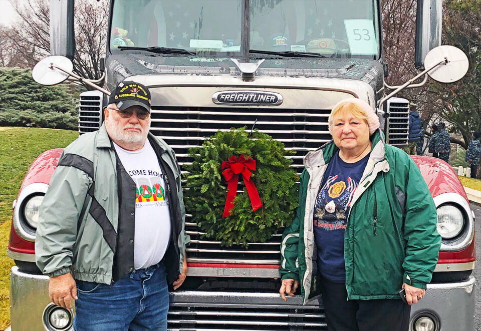 Wreaths across America Truck Grille